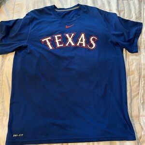 Nike Texas Rangers Dry Fit Shirt - Large